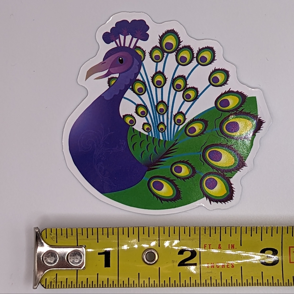 Peacock Sticker - Picture 2 of 2